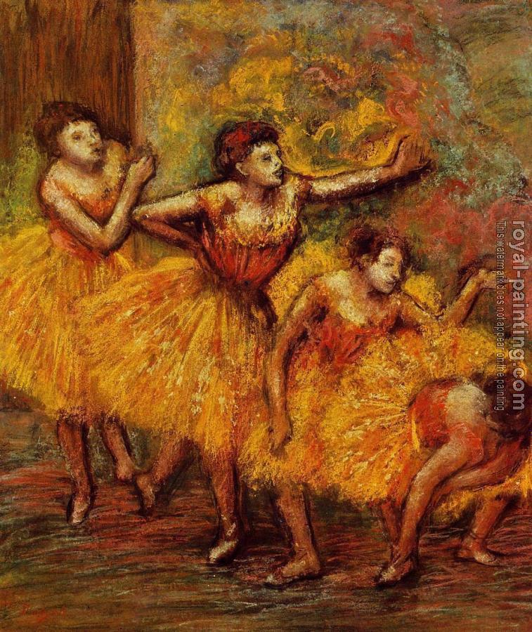 Edgar Degas : Four Dancers IV